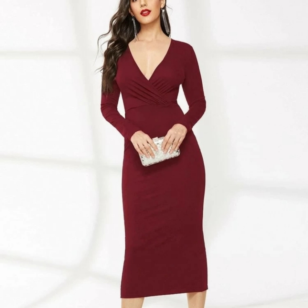 Red Pencil Dress
